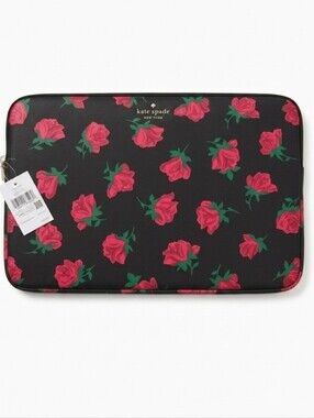 kate spade New York Madison Rose Toss Laptop Sleeve For 15" New With Tags